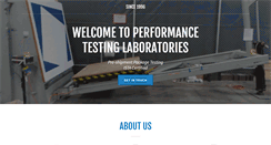 Desktop Screenshot of performancetestinglabs.com